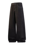 Men's Full Size Wide Leg Wash Jeans Plus Size