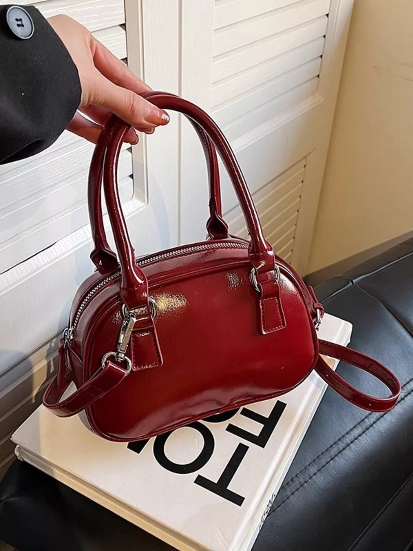 Top Handle Crossbody Bag