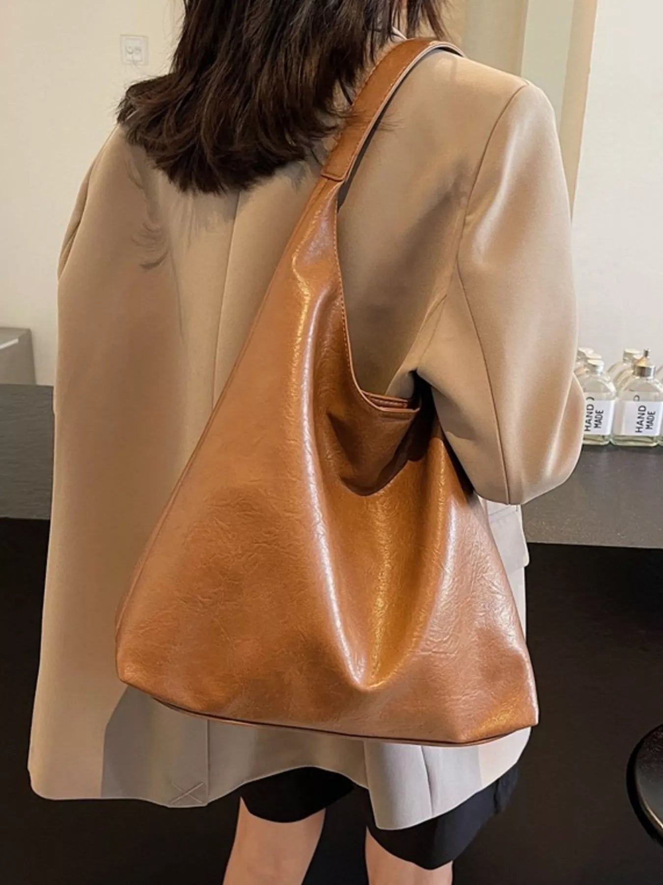 PU Leather Tote Bag