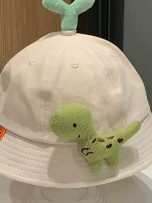 Children's Dinosaur & Sprout Decor Bucket Hat
