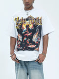 Men's Graphic Round Neck Oversized T-Shirt
