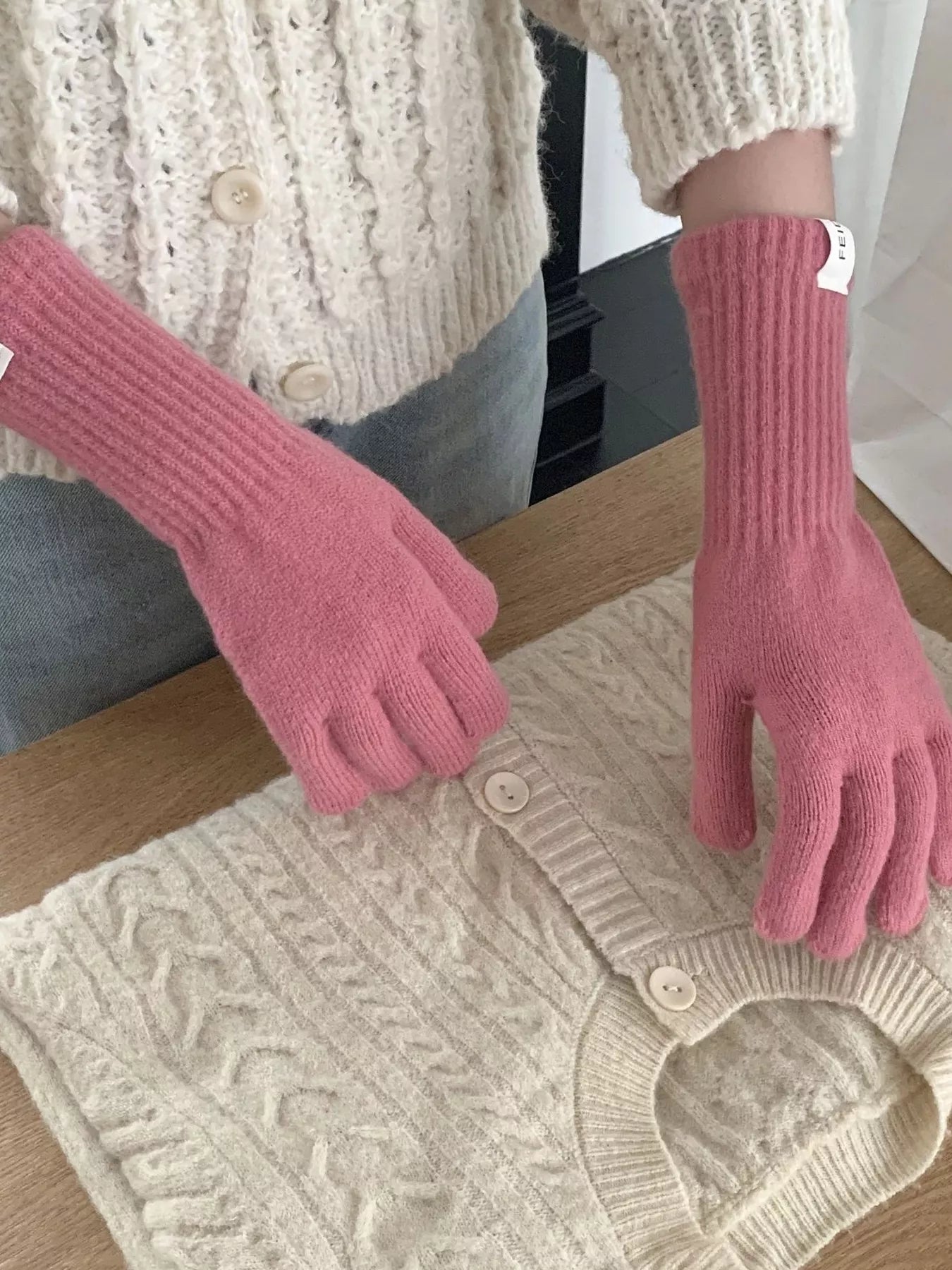 Warm Knitted Soft Gloves