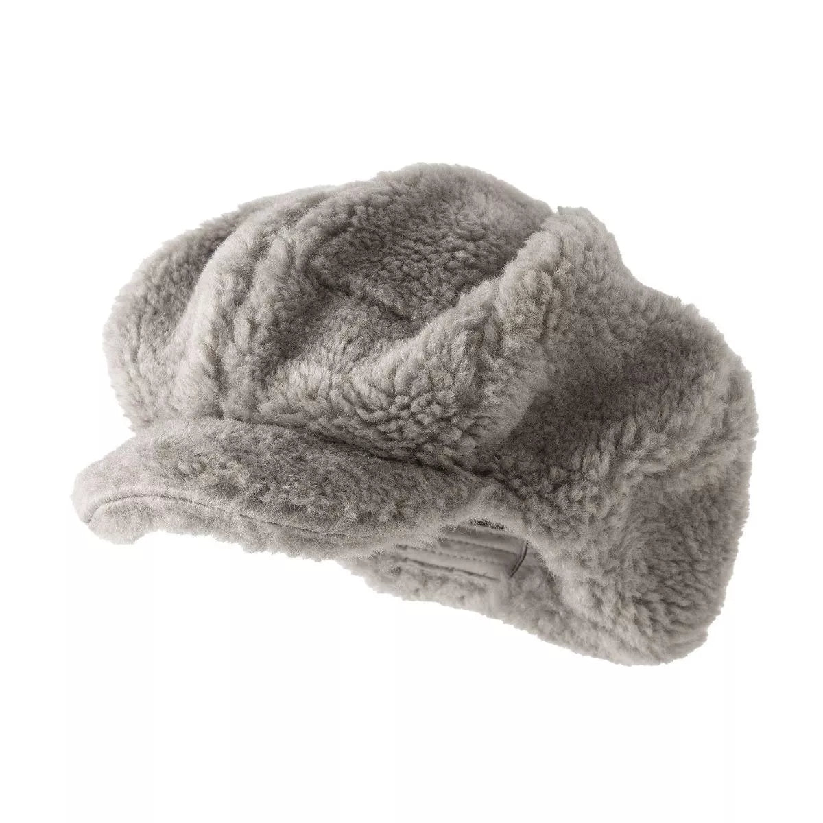 Warm Plush Newsboy Cap