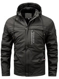 Men's Plus Size Winter Warm Hooded Parka Jacket