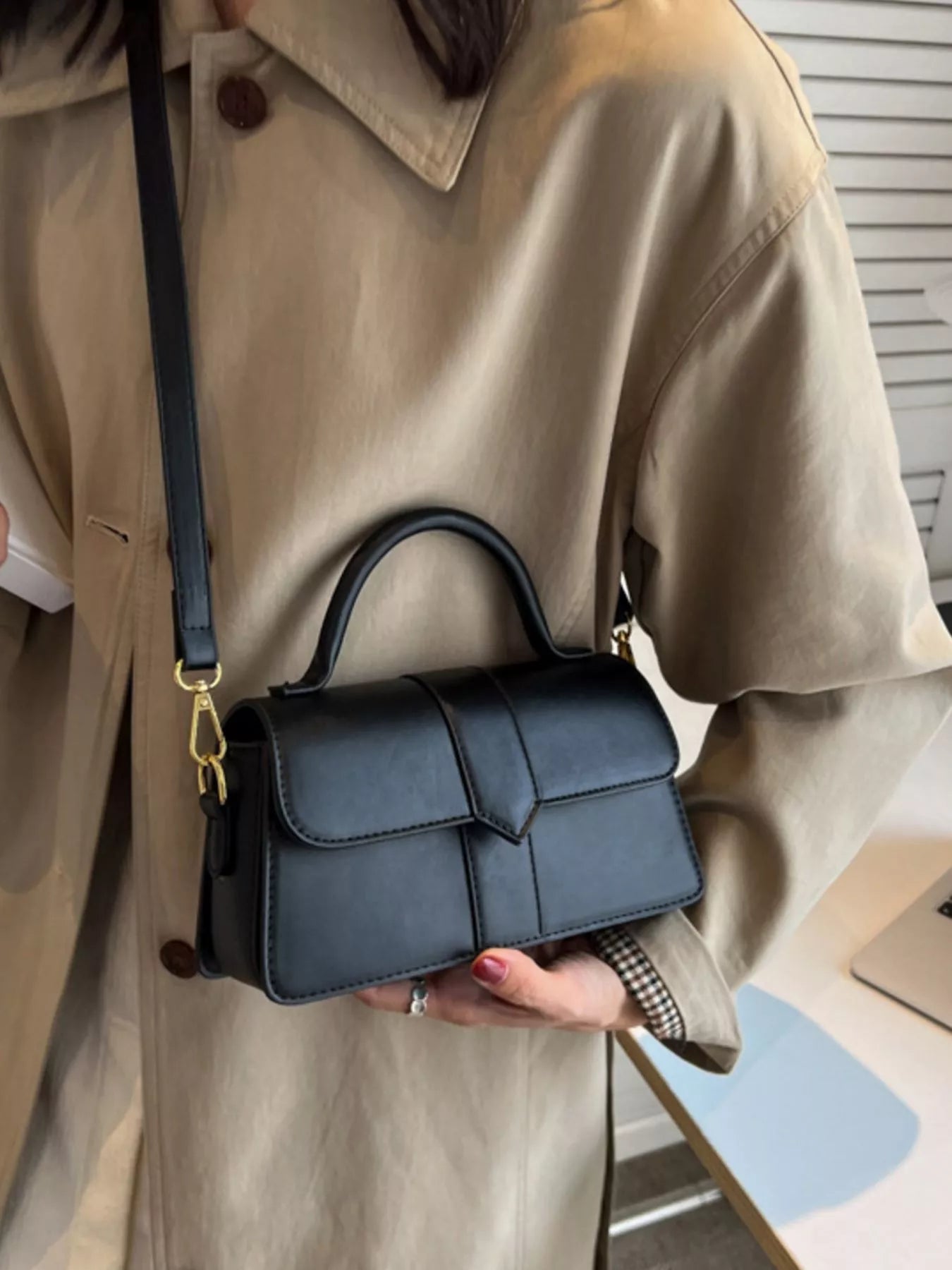 Top Handle Crossbody Bag