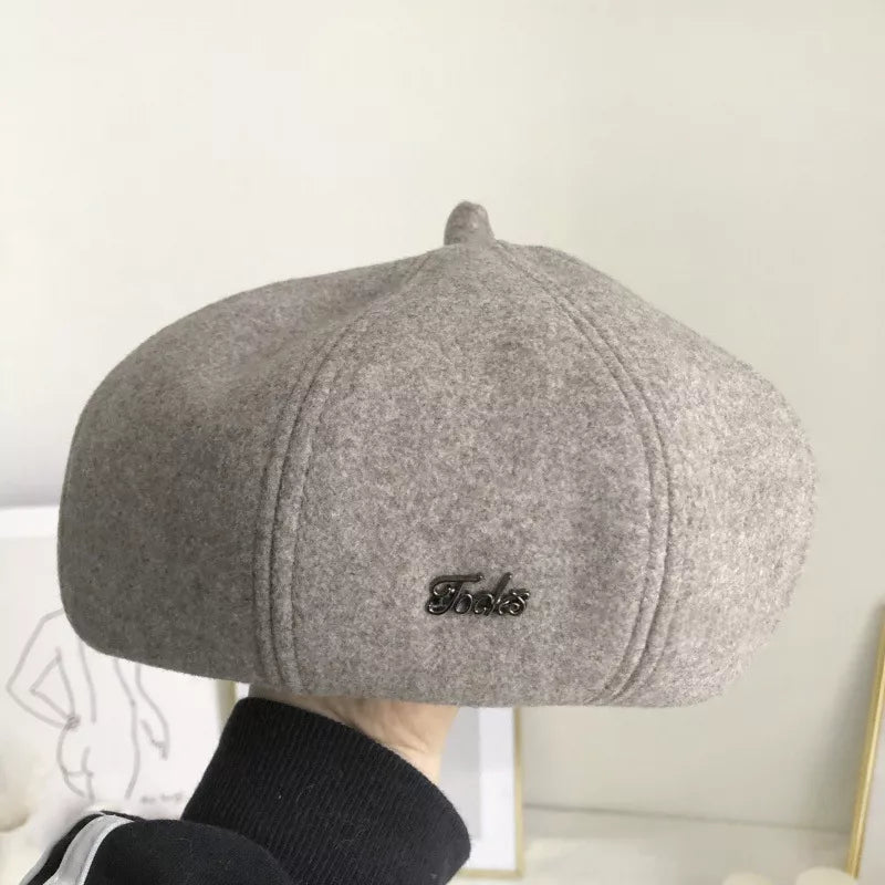 Solid Color Beret Hat
