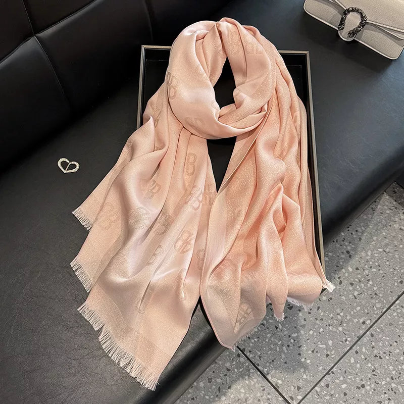 Raw Hem Scarf