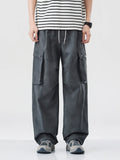 Men's Loose Fit Cargo Pants with Drawstring