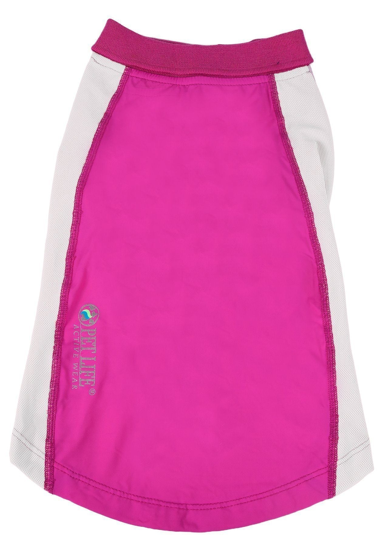 Pet Life ® Active 'Barko Pawlo' Relax-Stretch Quick-Drying Performance Dog Polo T-Shirt