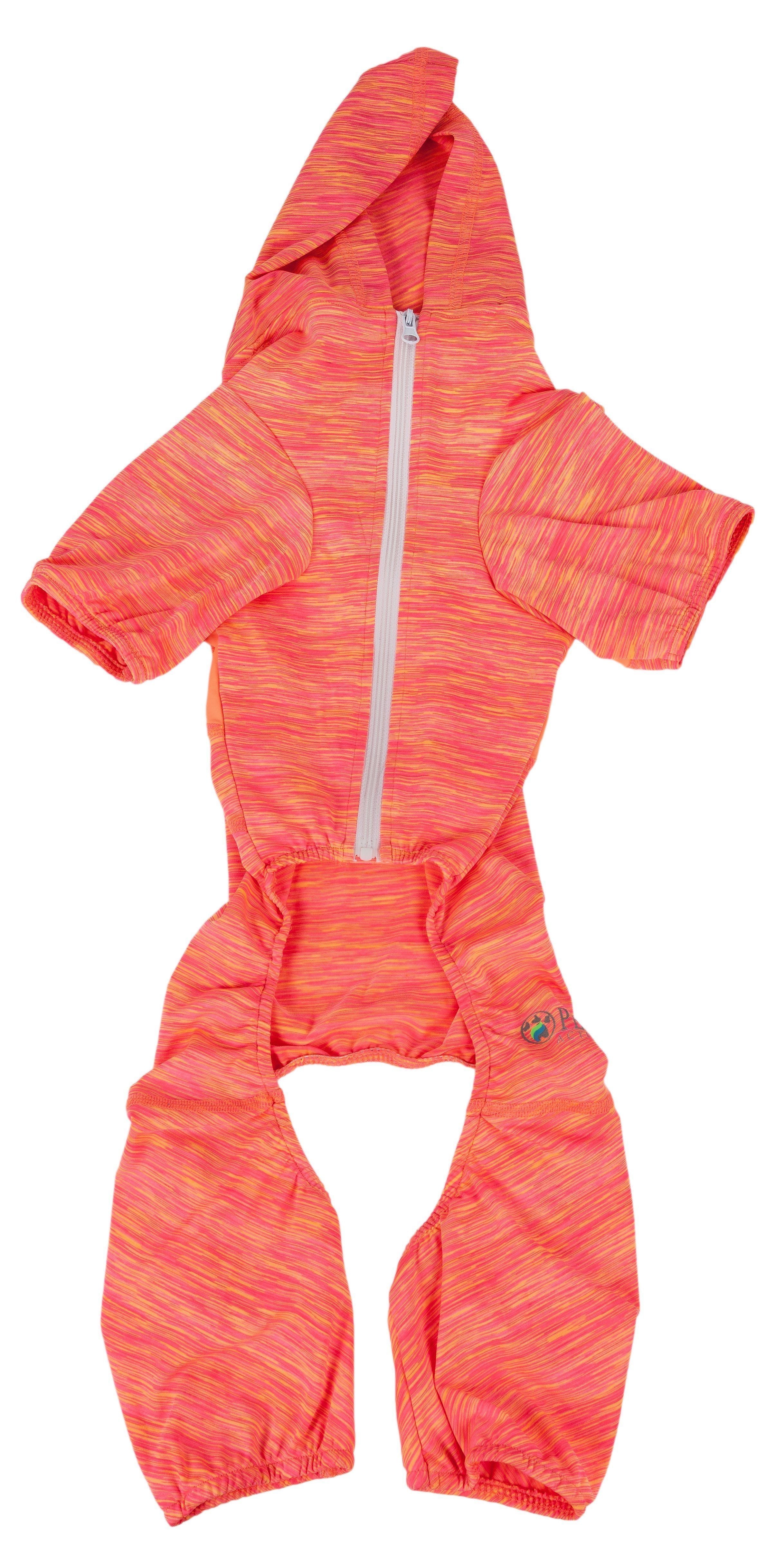 Pet Life ® Active 'Downward Dog' 4-Way-Stretch Fitness Yoga Dog Tracksuit Hoodie
