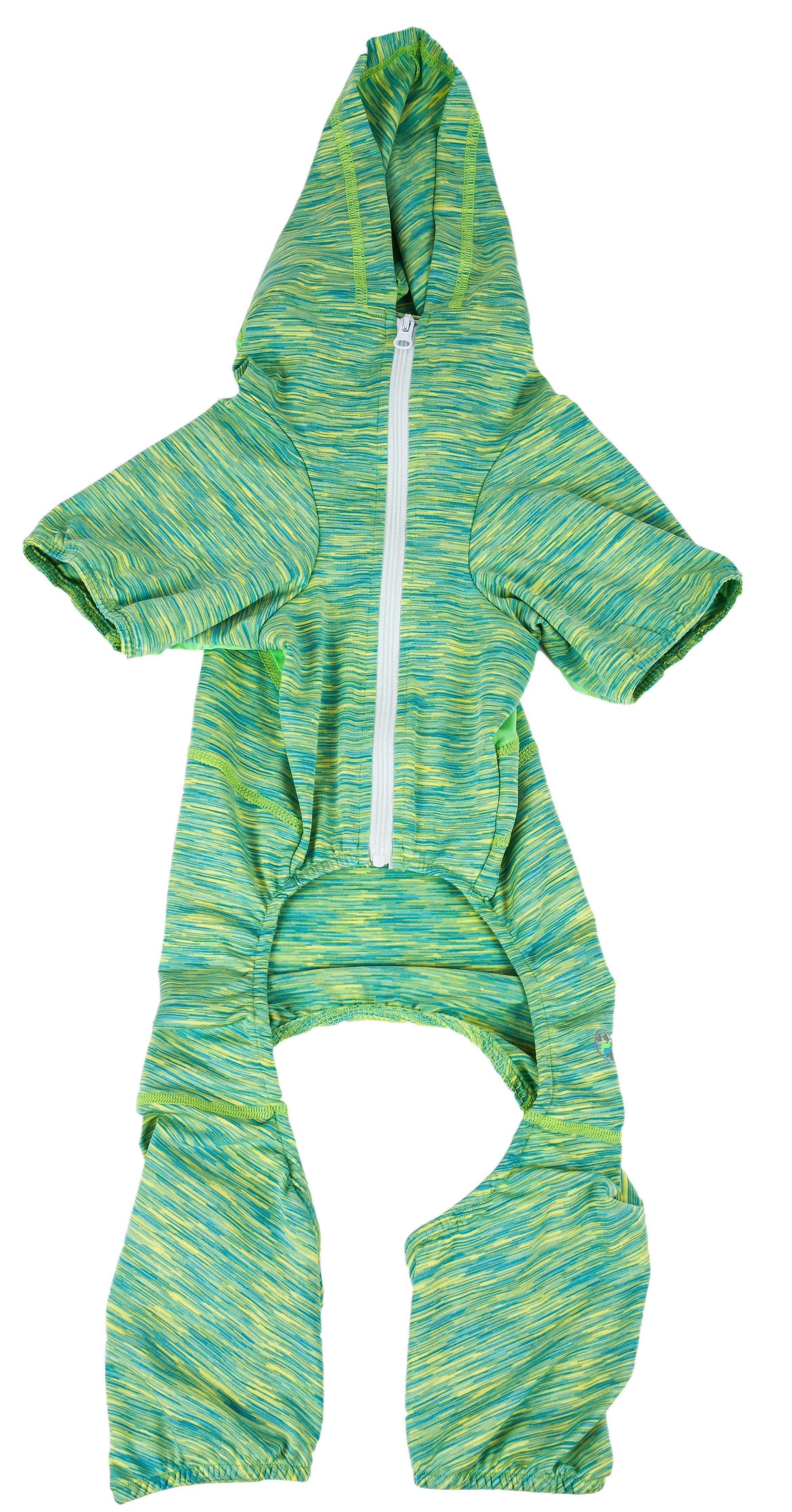 Pet Life ® Active 'Downward Dog' 4-Way-Stretch Fitness Yoga Dog Tracksuit Hoodie
