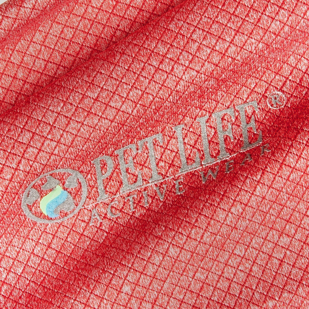 Pet Life ® Active 'Fur-Flex' Stretch and Quick-Dry Anti-Odor Fitness Yoga Dog Polo T-Shirt