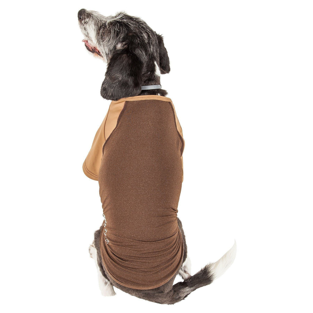 Pet Life ® Active 'Hybreed' 4-Way-Stretch Fitness Performance Dog T-Shirt