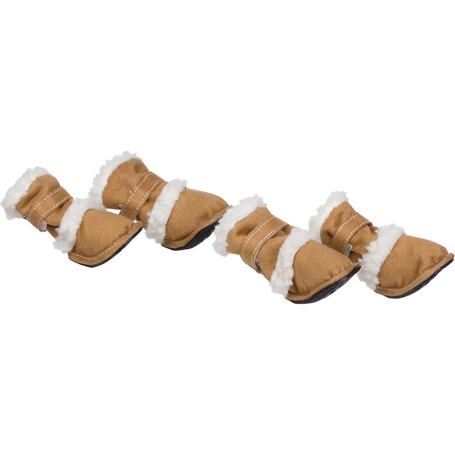 Pet Life ® 'Duggz' 3M Insulated Winter Fashion Dog Shoes Booties - Set of 4