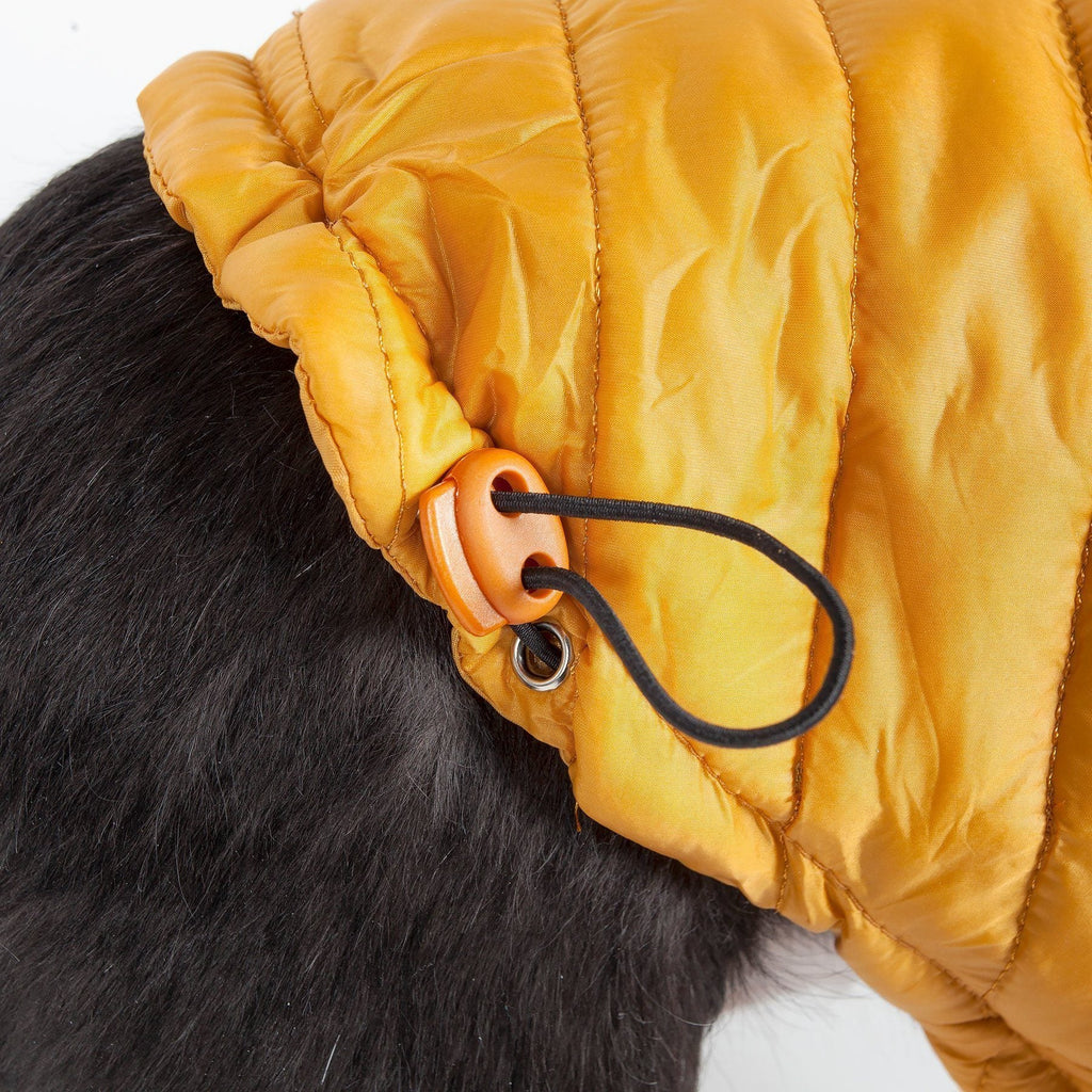 Pet Life ® Lightweight Adjustable and Collapsible 'Sporty Avalanche' Dog Coat w/ Pop-out Zippered Hood