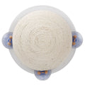 Pet Life ® 'Stick N' Claw' Sisal Rope and Toy Suction Cup Circular Cat Scratcher
